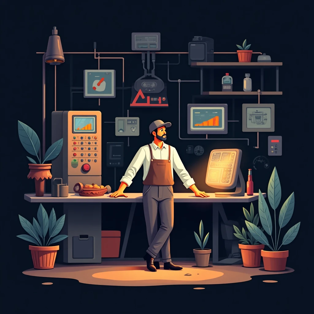 Ingeniero en planta de producción