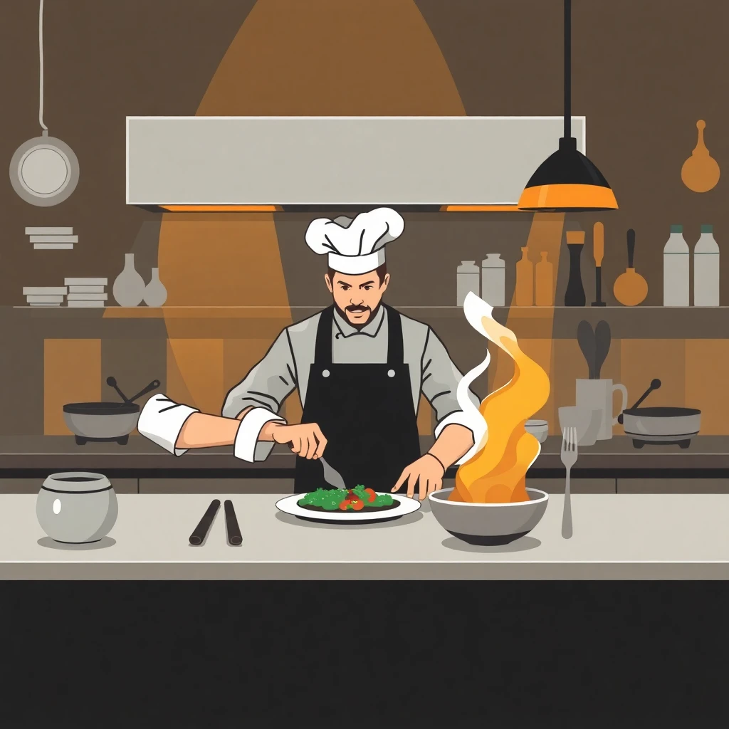 Chef en acción