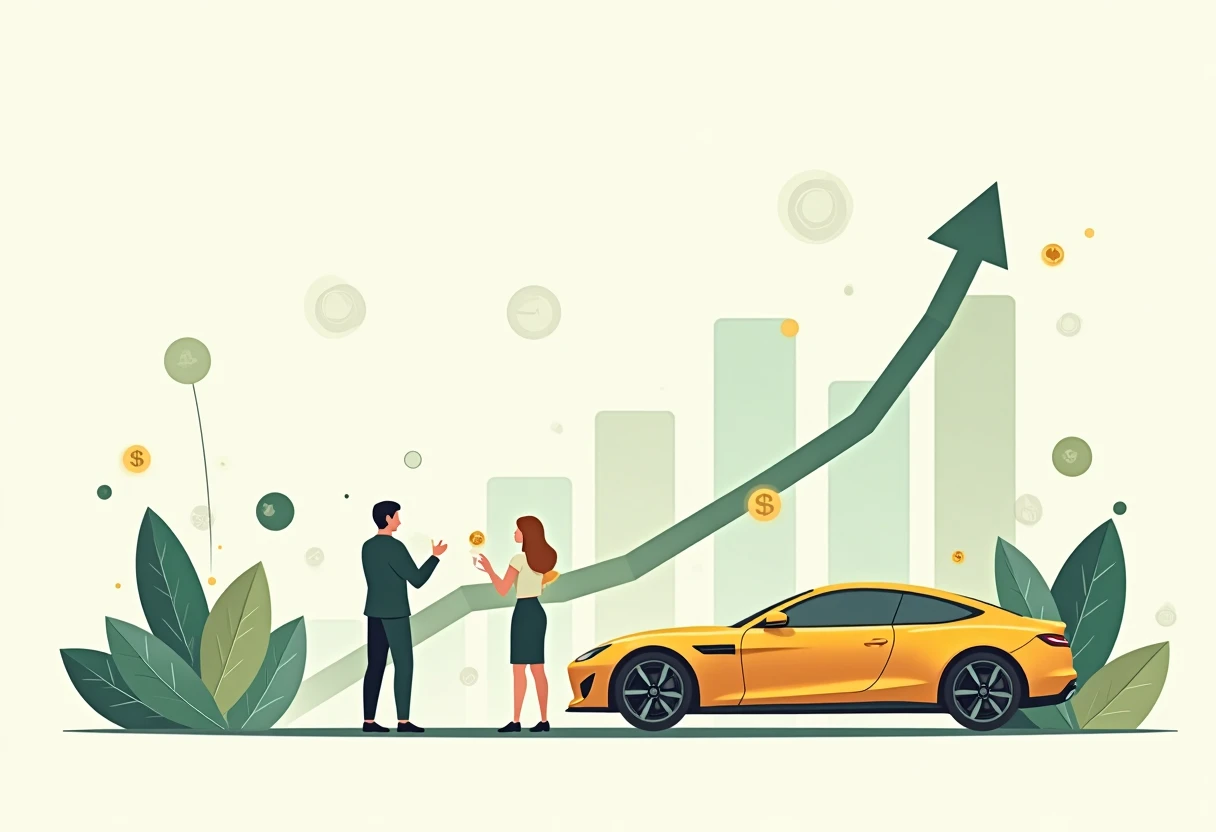 Concetto di finanziamento auto