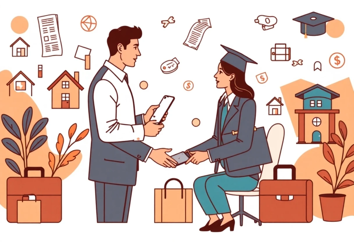 Discussing loan terms