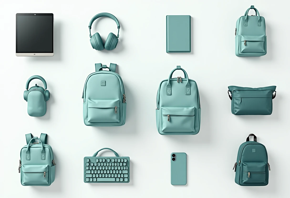 Seleção de mochilas e gadgets