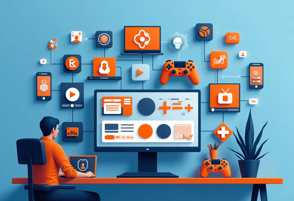 Iconos de aplicaciones de streaming