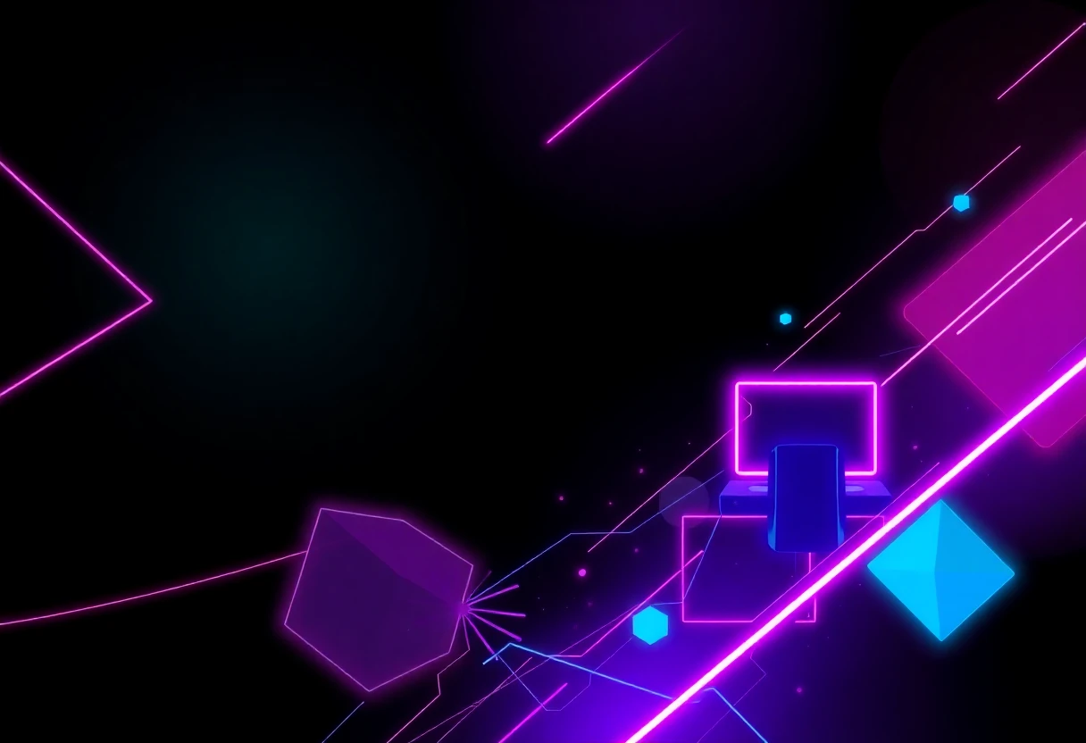 Ilustración abstracta de juegos avanzados