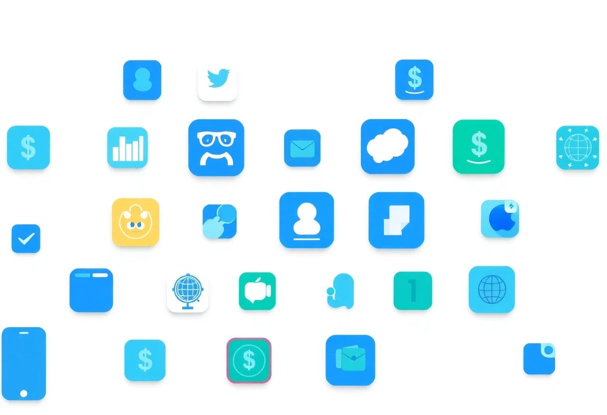 Ilustración de apps de presupuesto