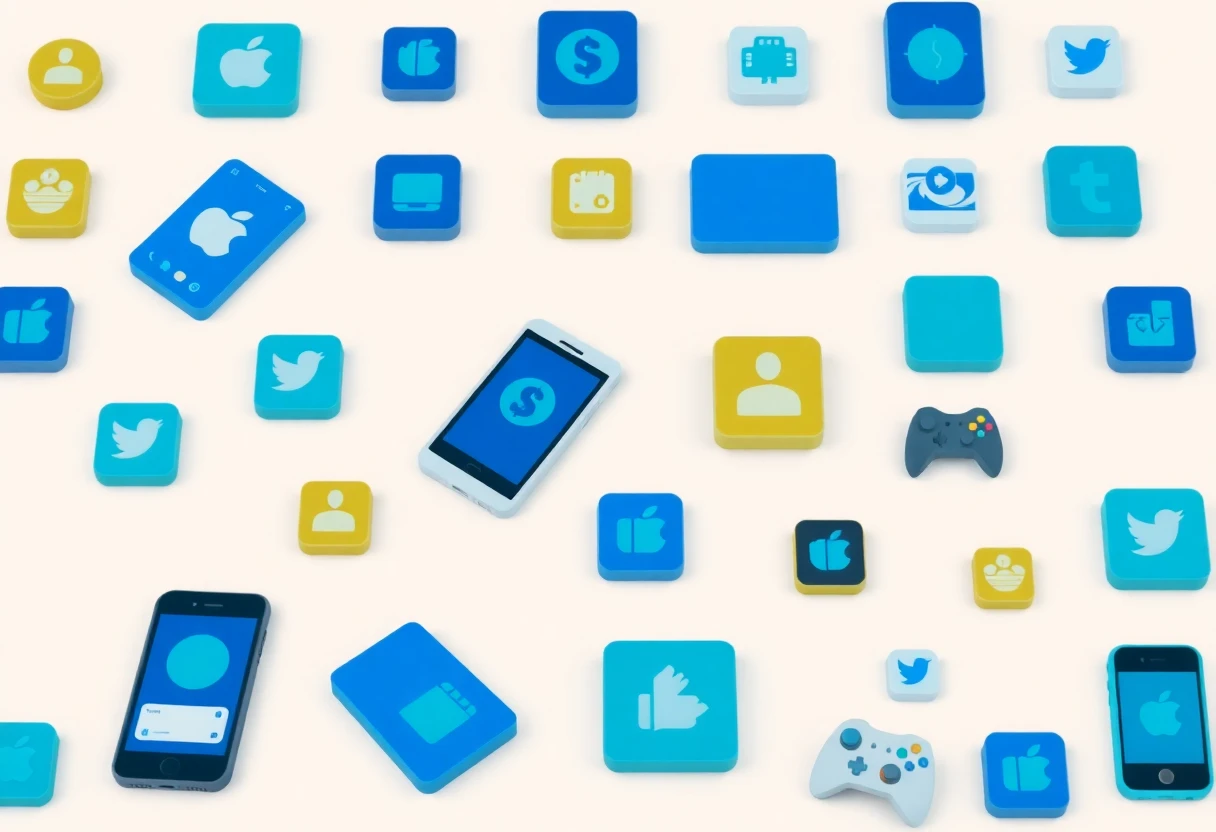 Ilustración de apps de presupuesto