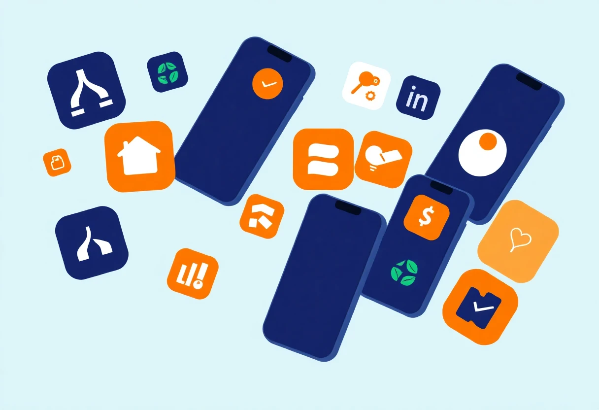 Ilustración de apps de presupuesto