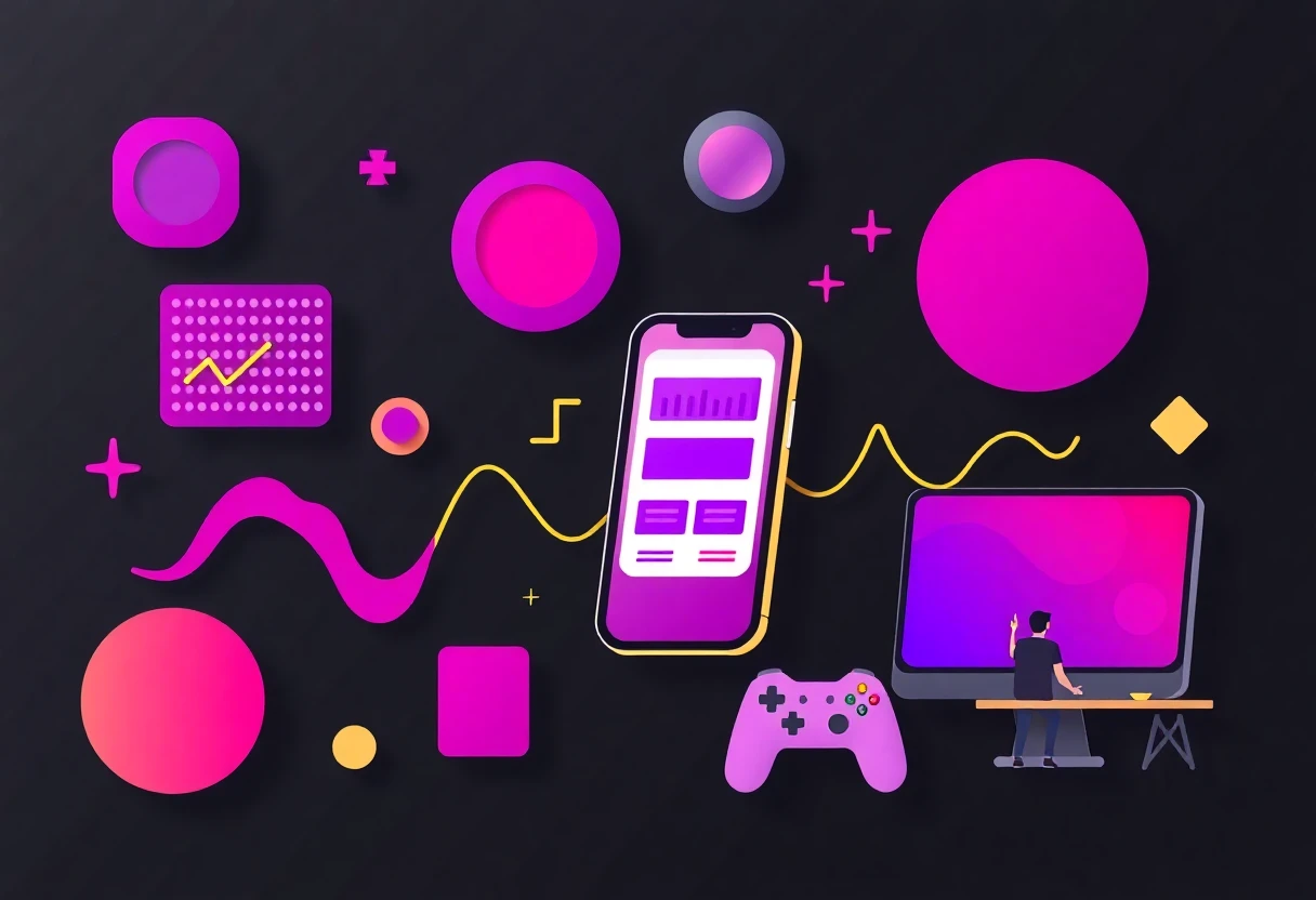 Imagen abstracta de apps de presupuesto