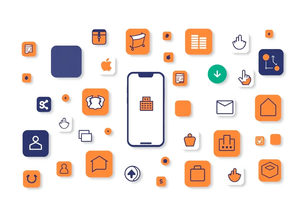 Iconos de aplicaciones de productividad