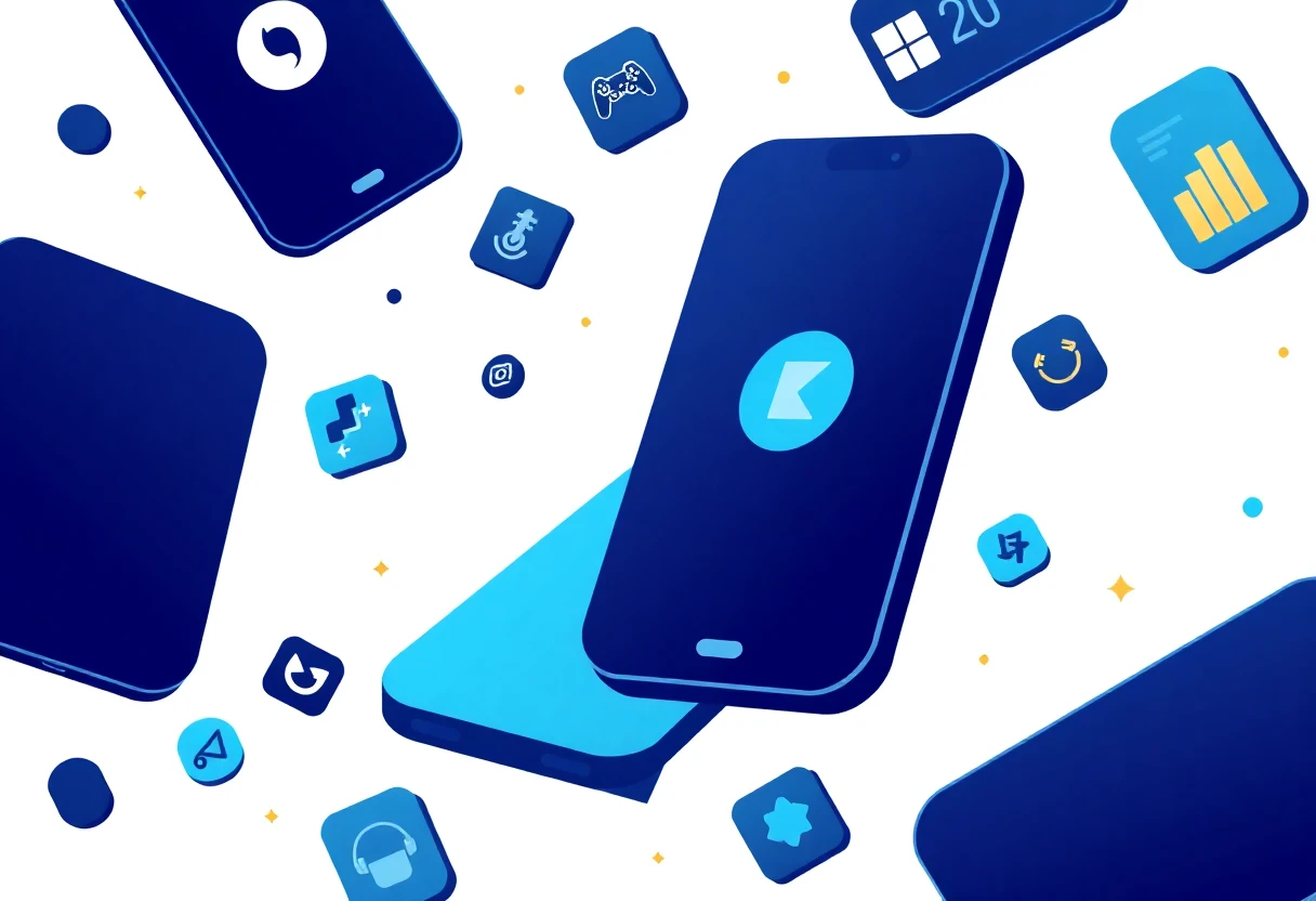 Icons of productivity apps