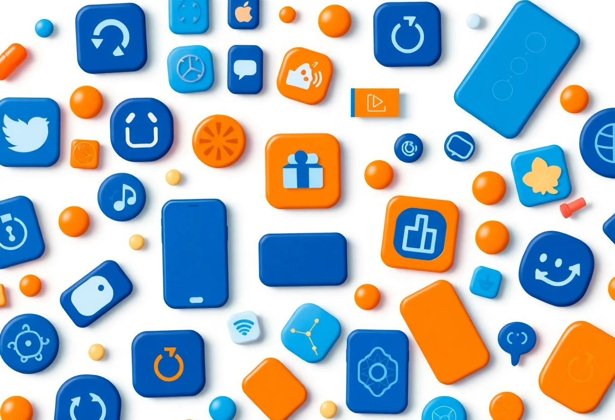 Productivity app icons