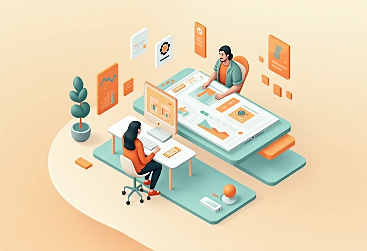 Iconic representation of productivity apps