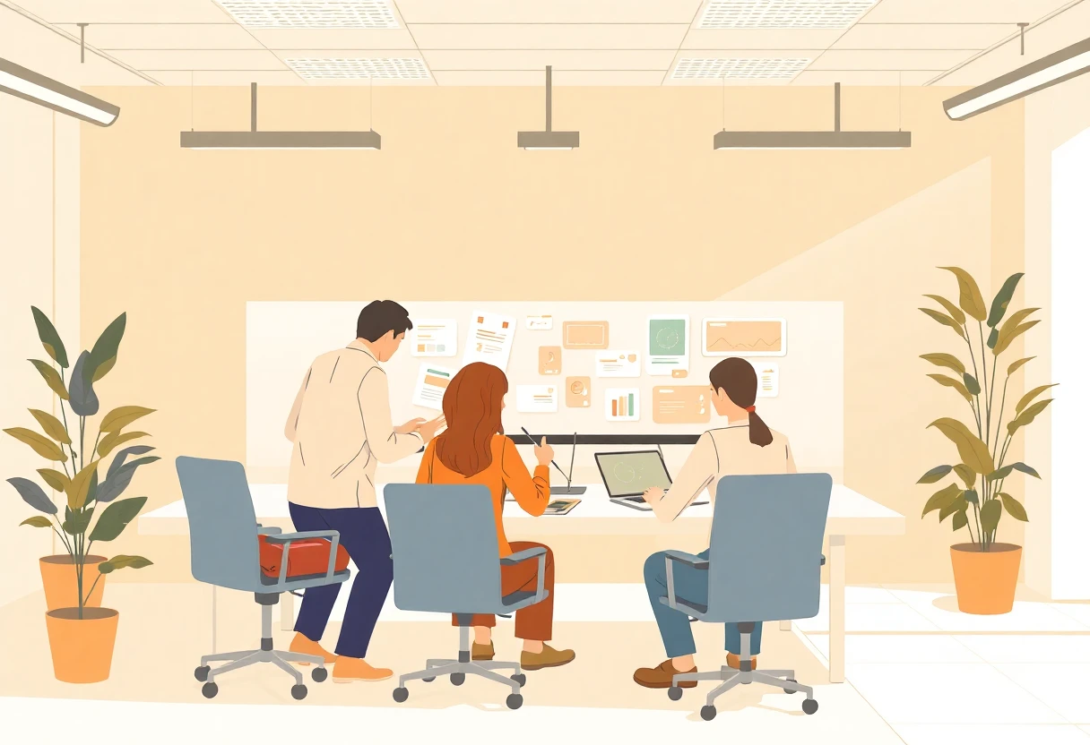 Organizando tareas en una oficina