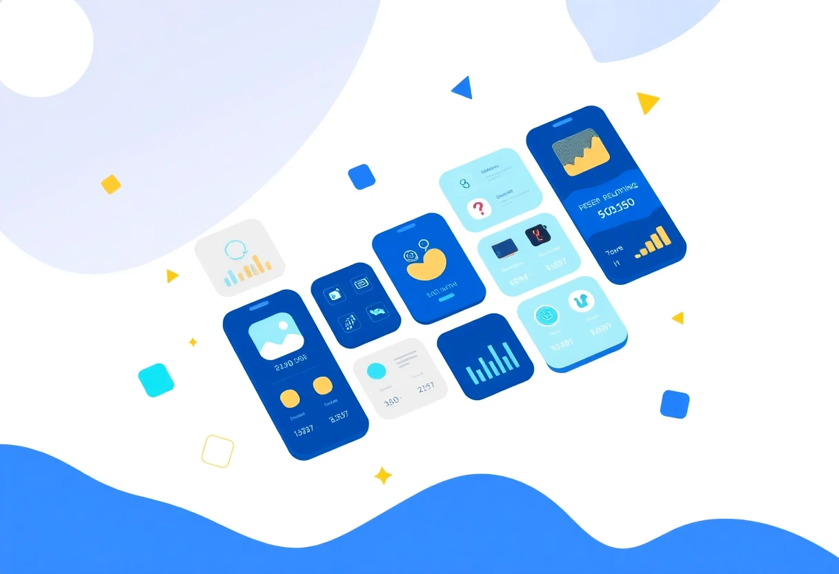 Productivity apps illustration