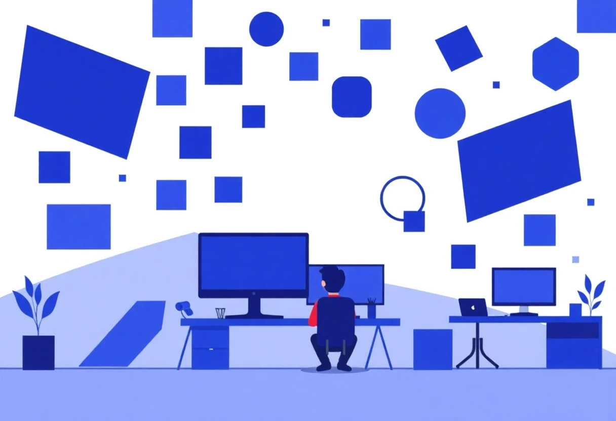 Artistic creativity app illustration