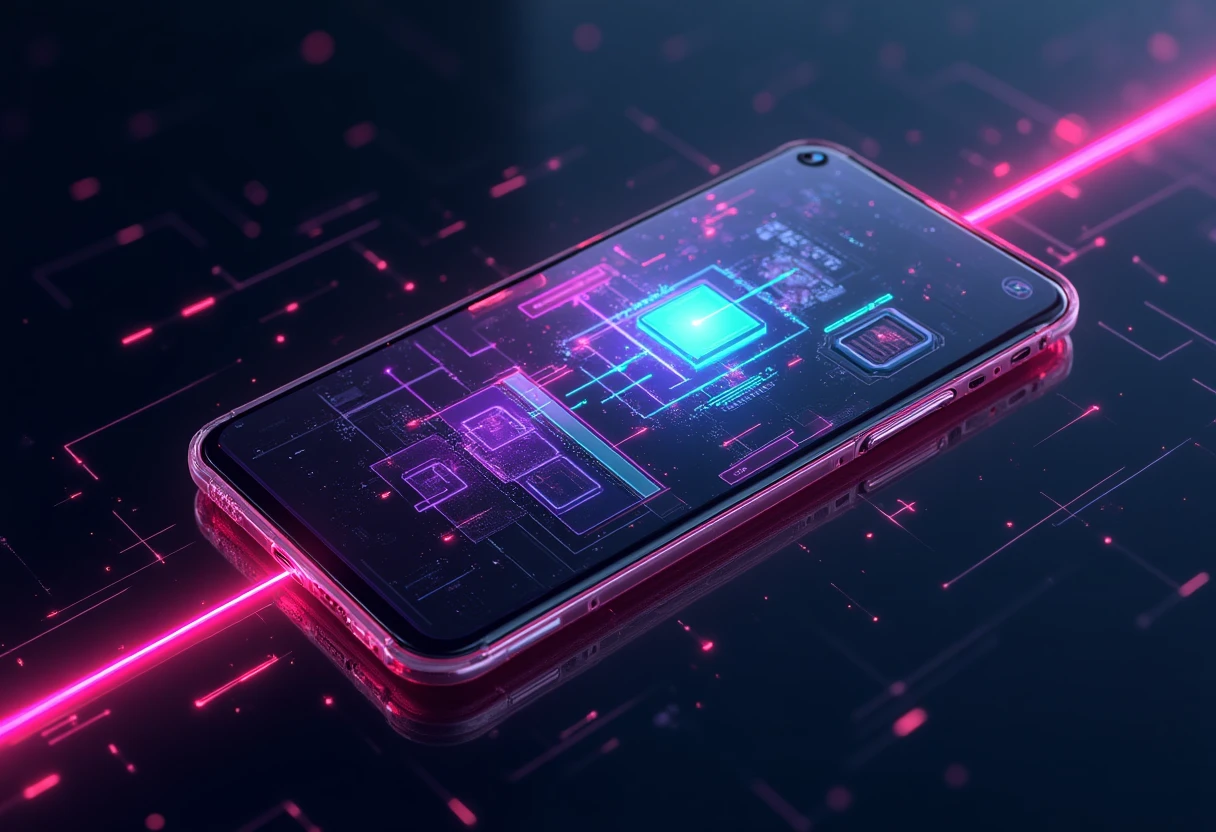 Interfaz de app de mensajería segura