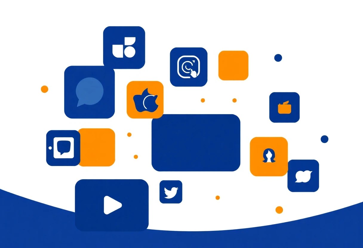 Íconos de aplicaciones de streaming