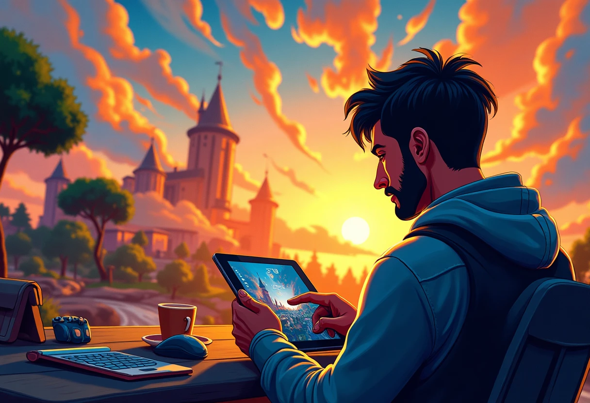 App de Fortnite en uso
