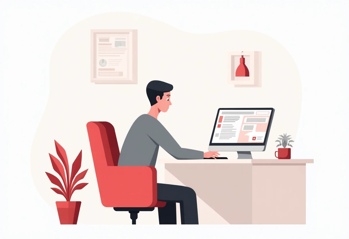 Revisando ofertas de empleo de ventas