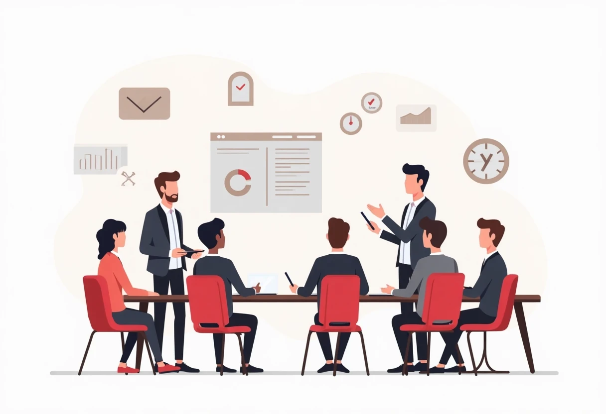 Reunión de estrategia de ventas