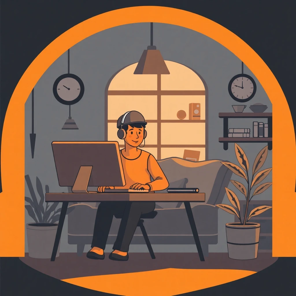 Trabajo remoto desde casa