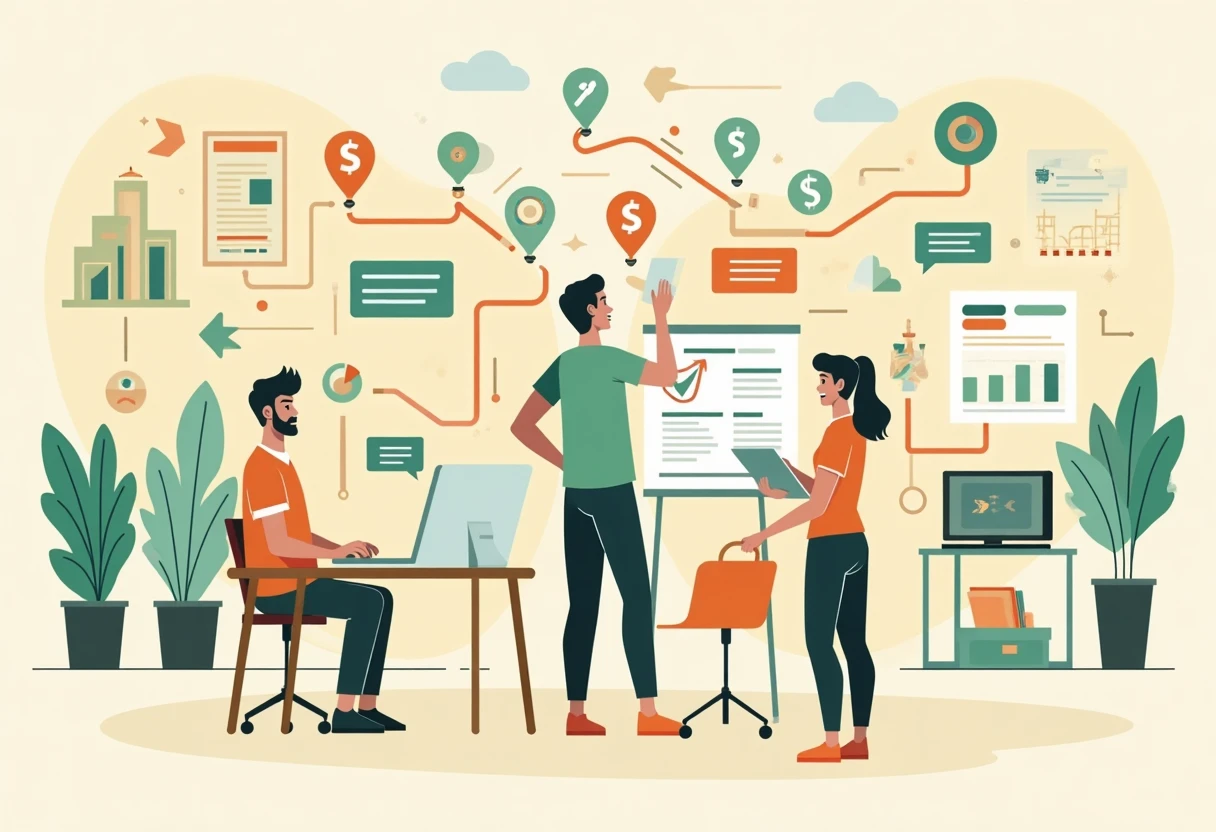 Ingeniero de software en su lugar de trabajo