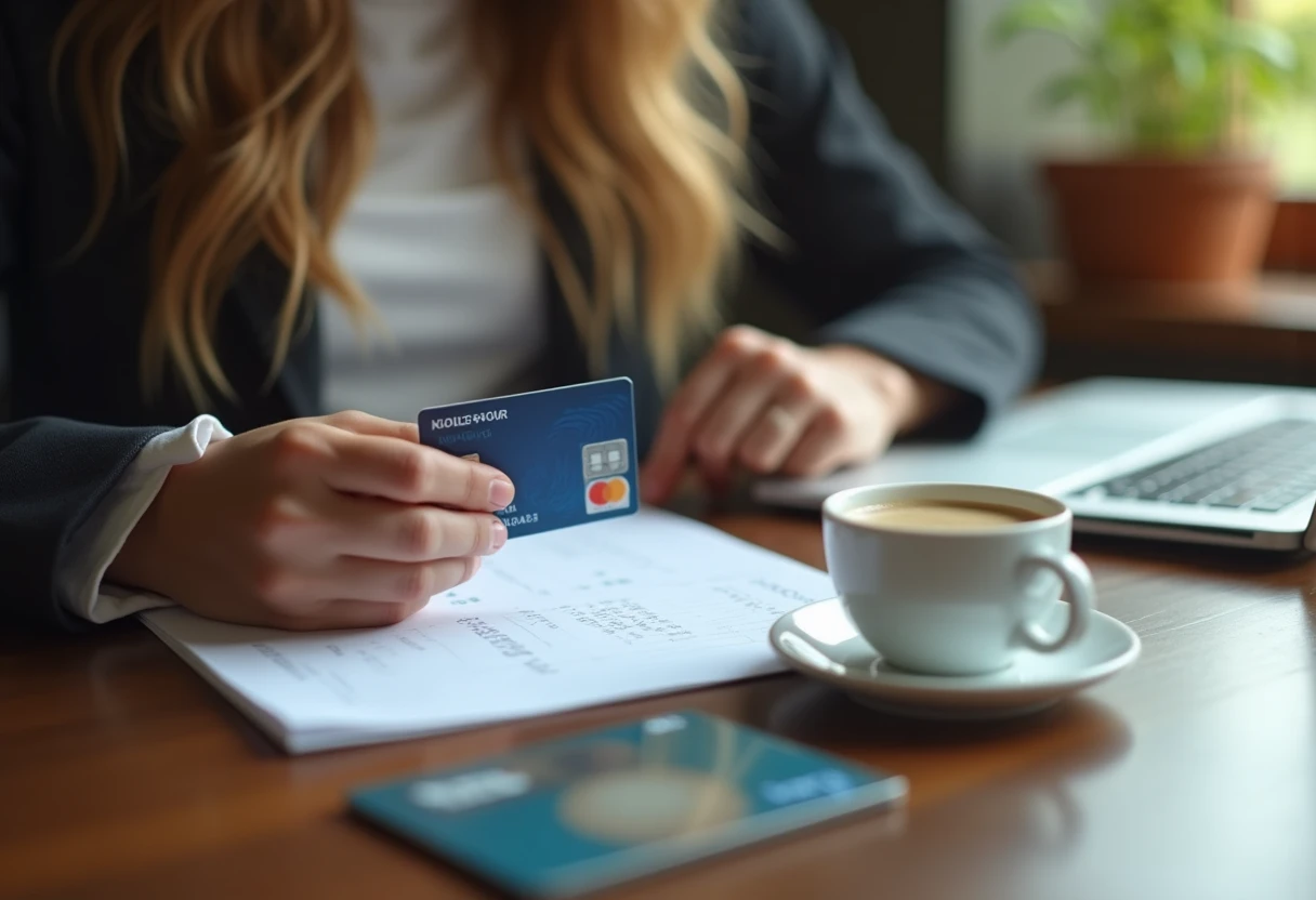 Comparación de tarjetas de crédito en un entorno acogedor