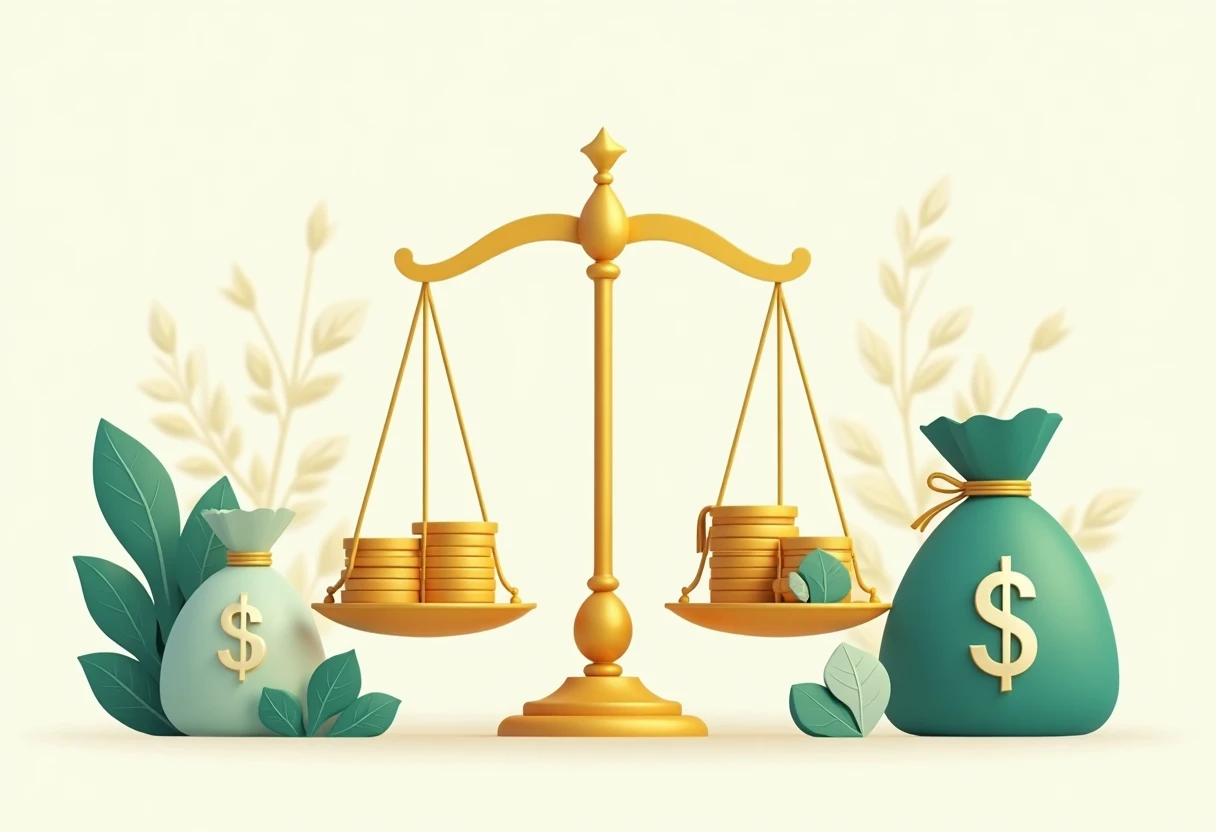 Illustration de l'équilibre des options de financement