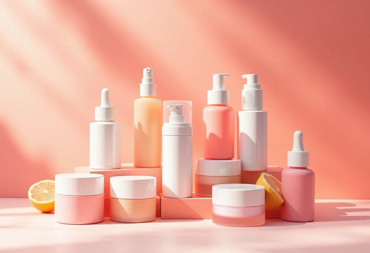 Produits de maquillage colorés pour le printemps