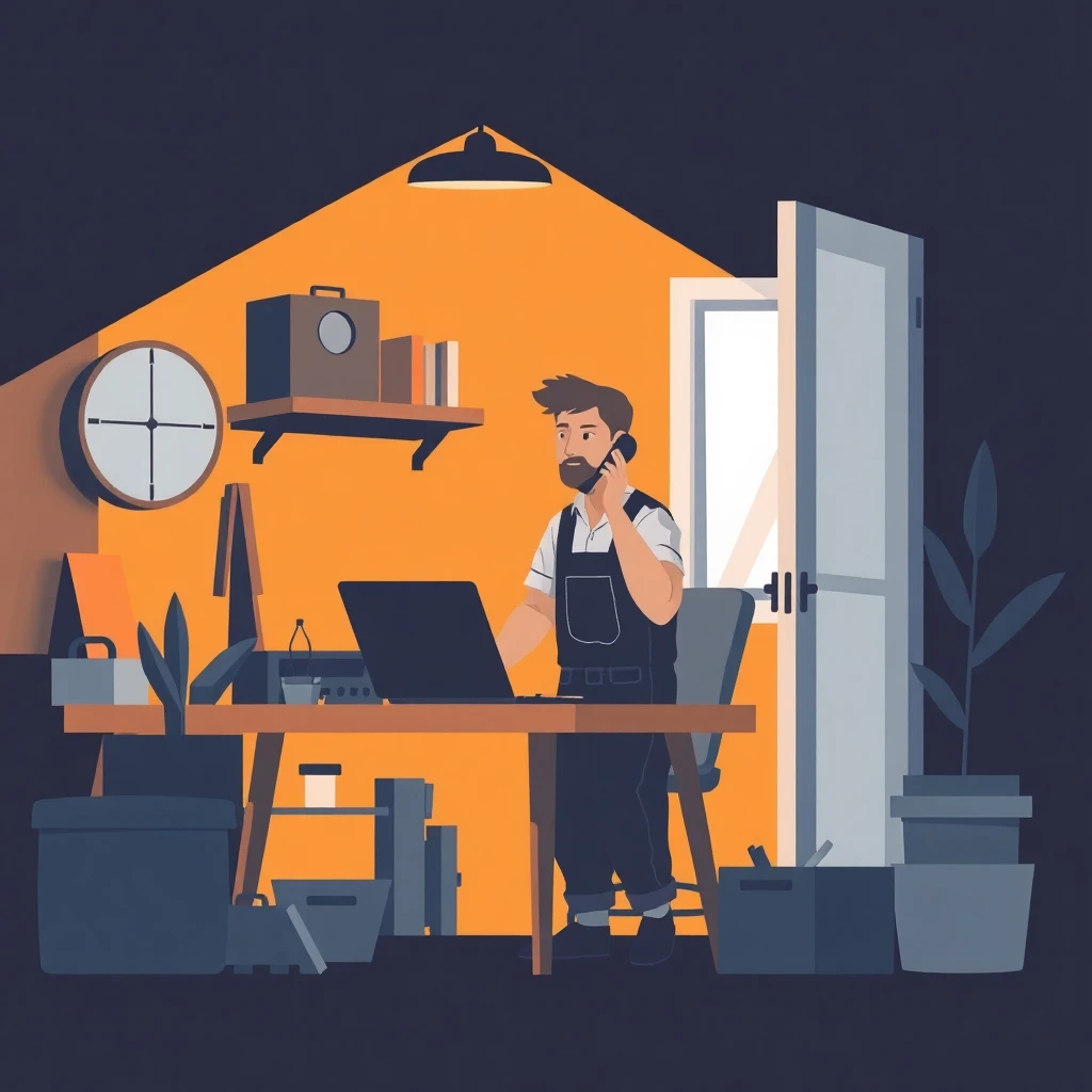 Travail en service client à domicile