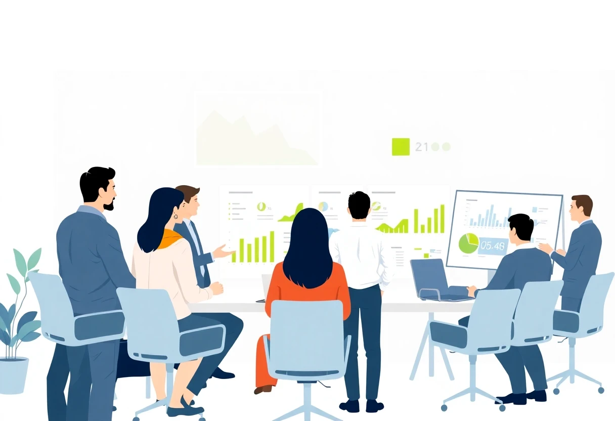 Discussione di progetto edile