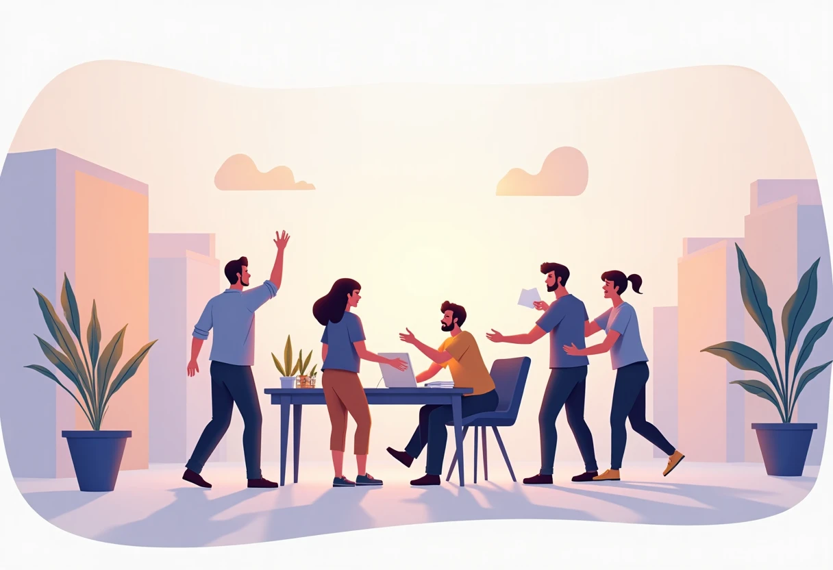 Discussione di opportunità di carriera nel servizio clienti