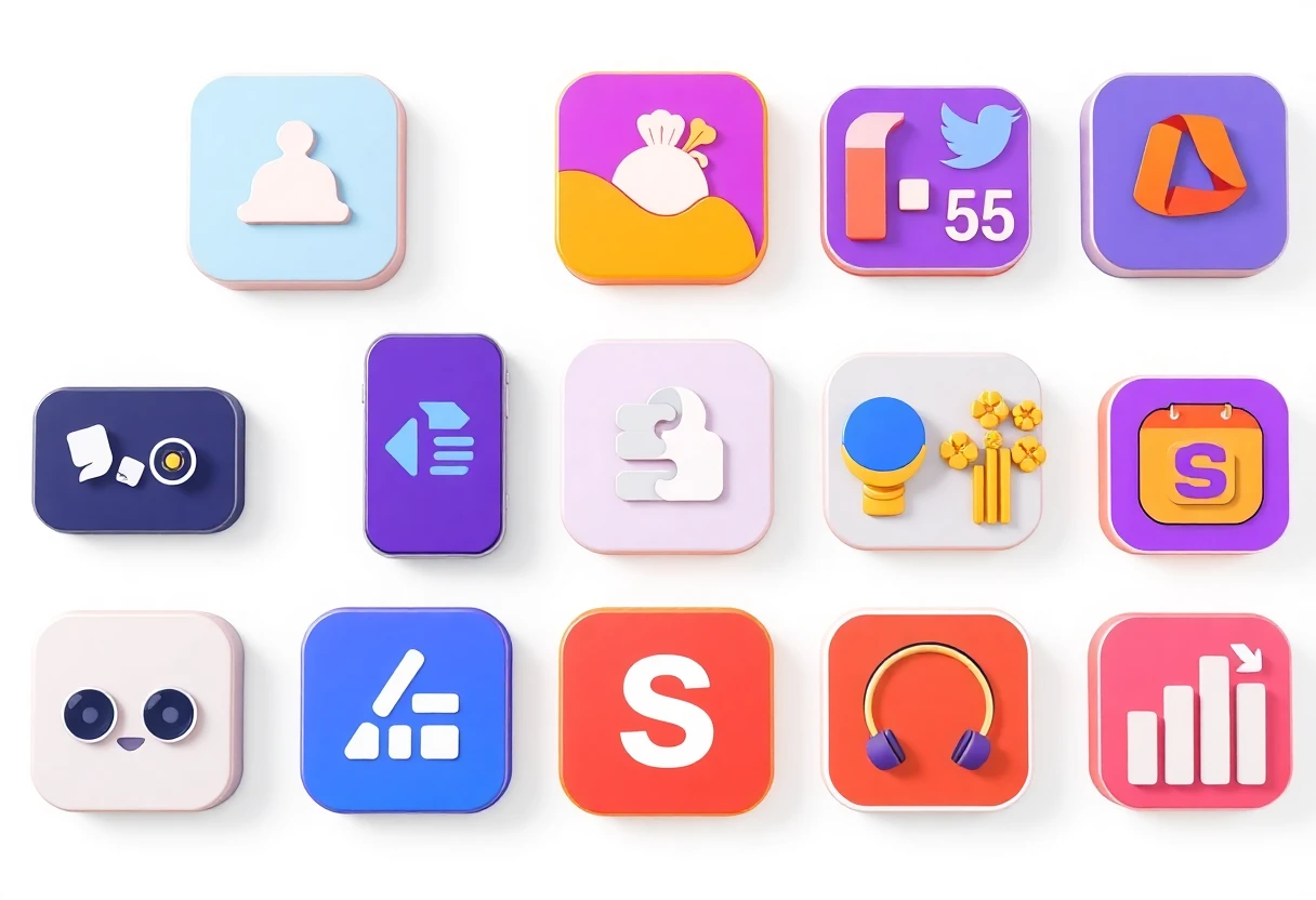 Illustration d'applications de budgeting