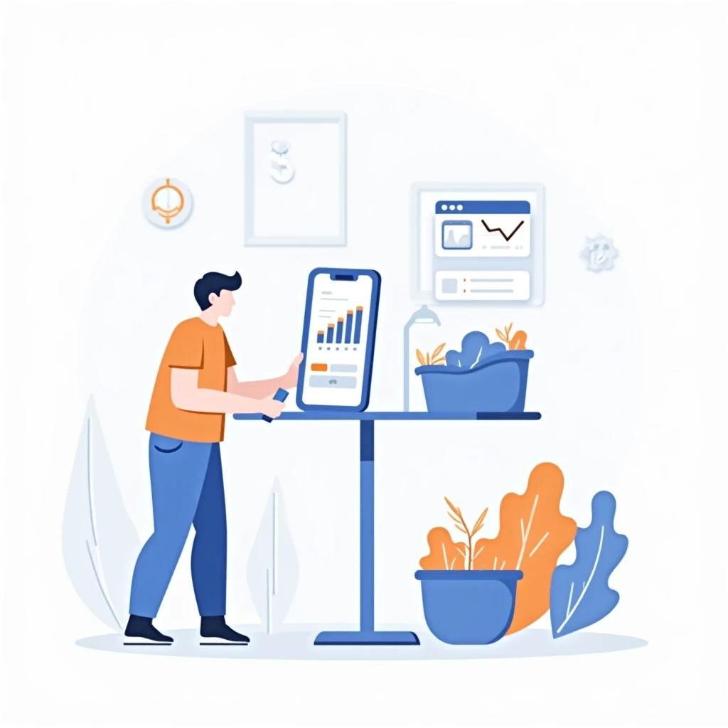 Application de budgeting premium affichée