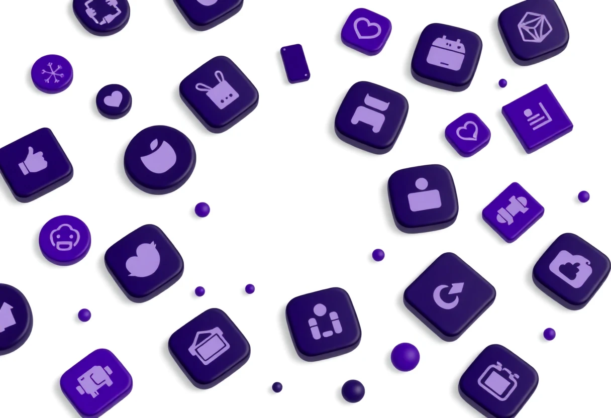 Icônes d'applications de streaming
