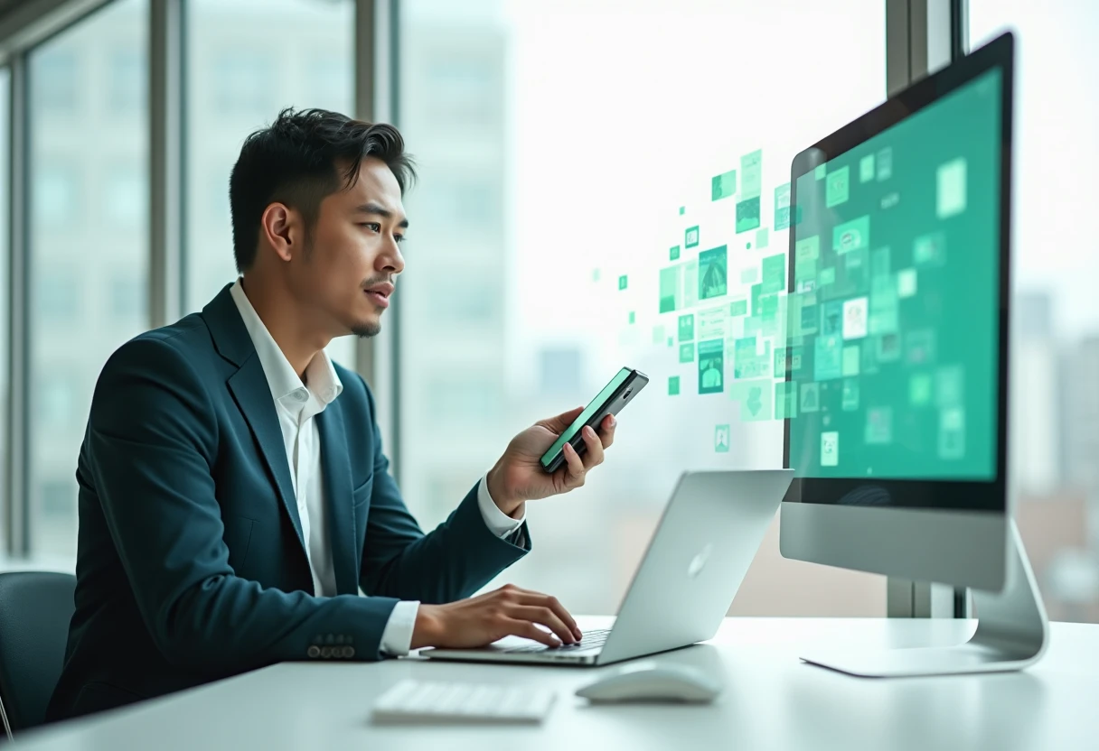 Utilisation d'une application de productivité