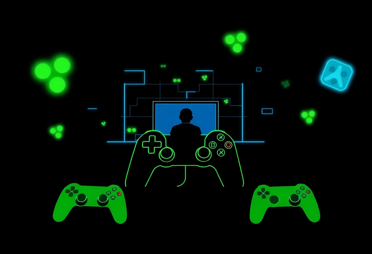Illustration de jeux vidéo premium