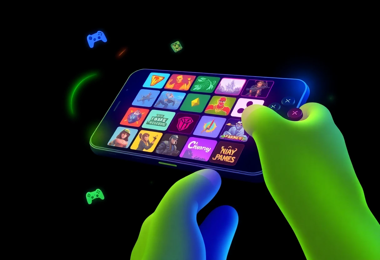 Abstract representation of mobile games