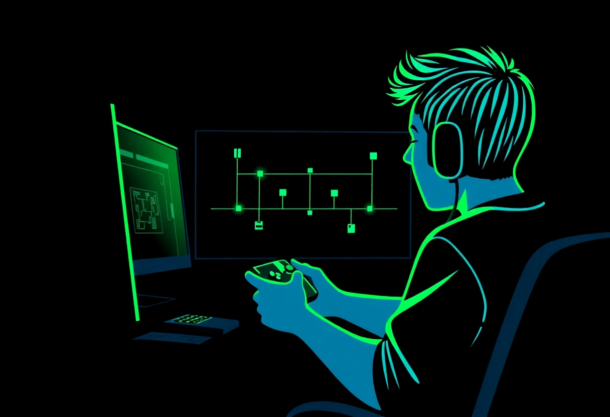 Illustration de jeux mobiles
