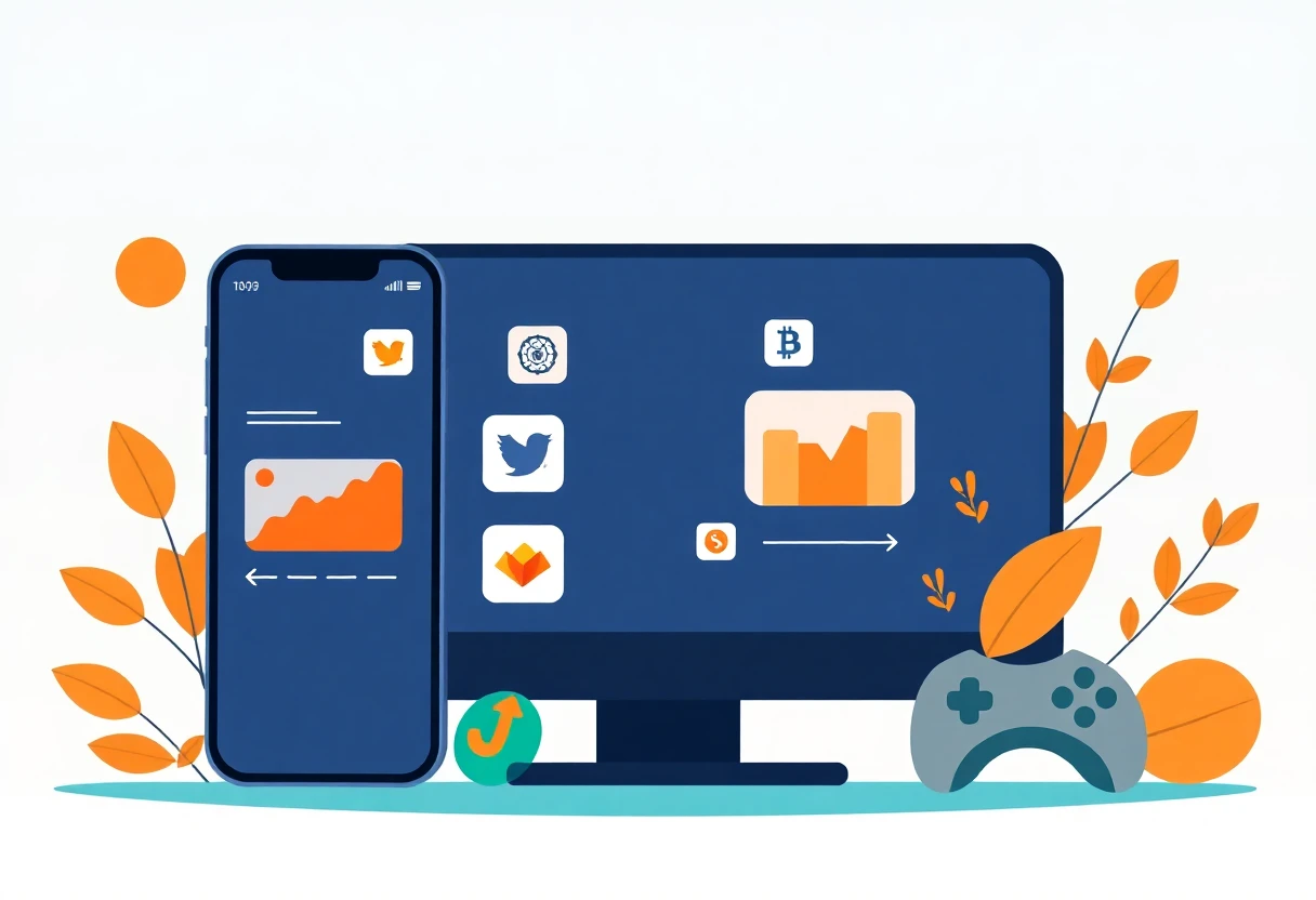 Illustration d'applications de gestion financière