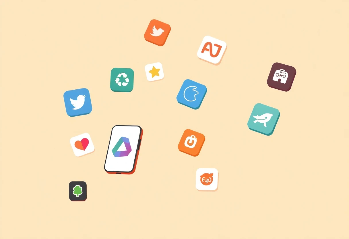Icônes d'applications de gestion de véhicules