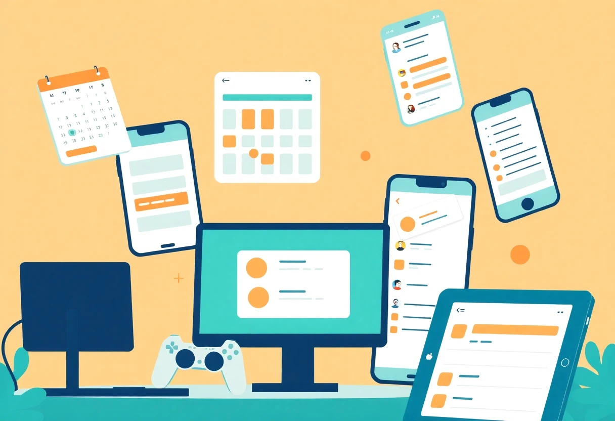 Illustration de gestion de tâches