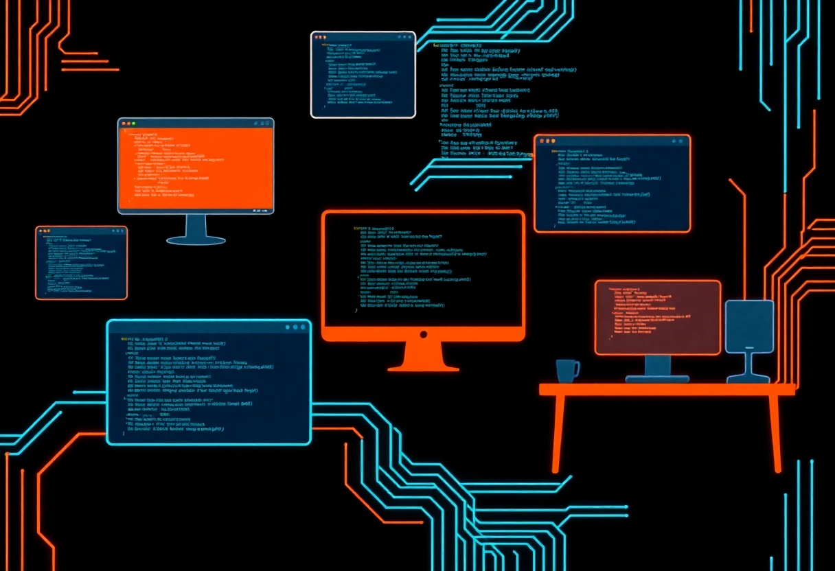 Illustration d'interfaces de code