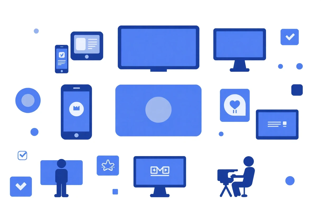 Illustration d'applications de shopping