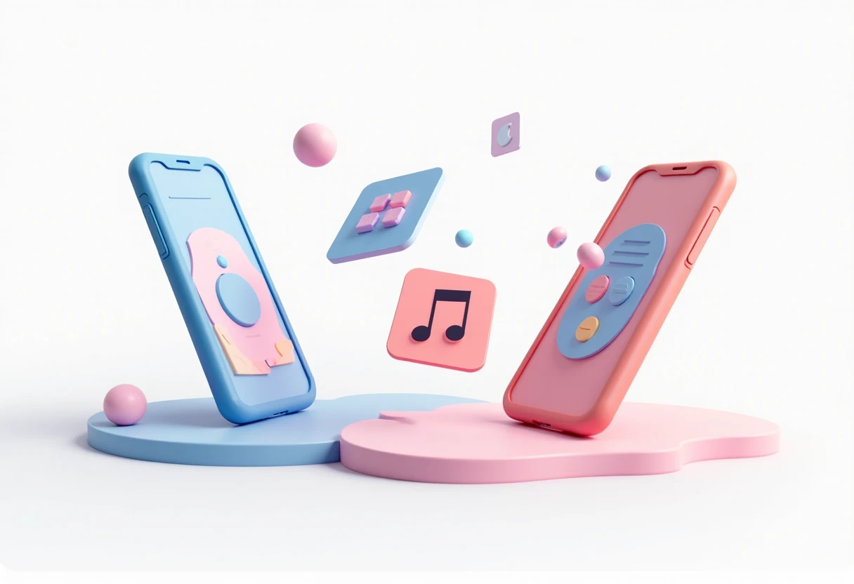 Cartes d'application musicale