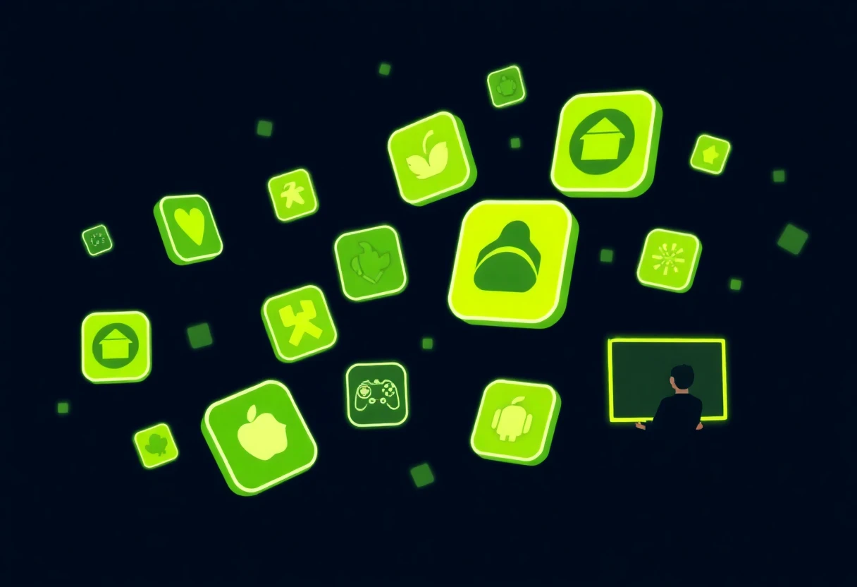 Icônes d'applications de jeu