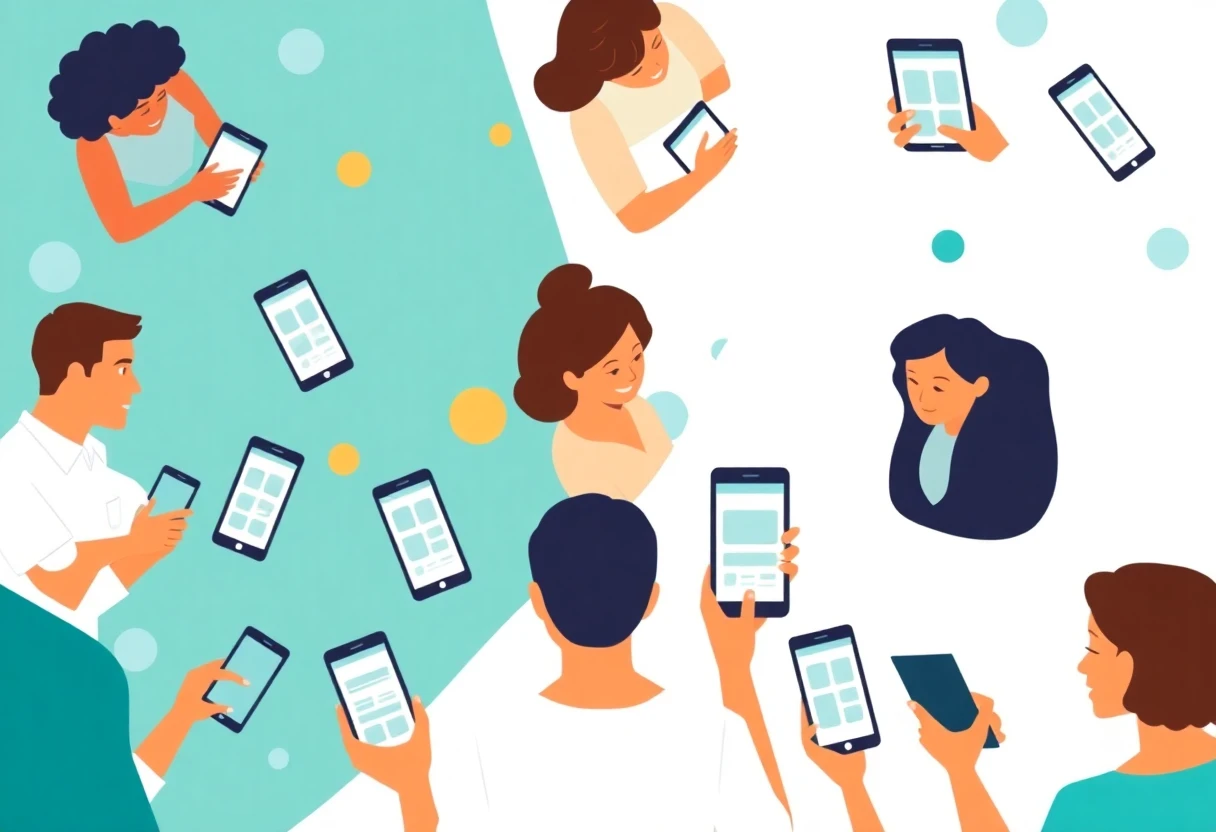 Personnes utilisant des apps de budget