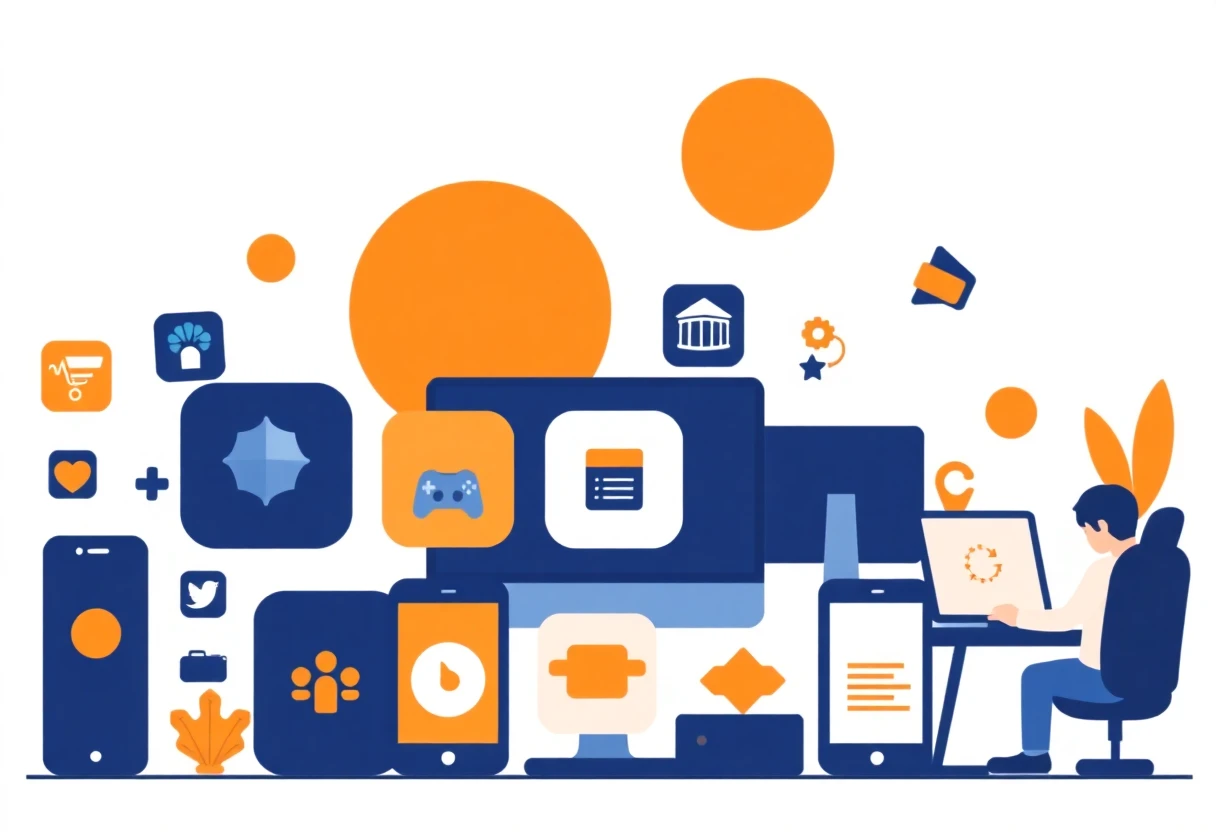 Icônes d'applications de budgeting