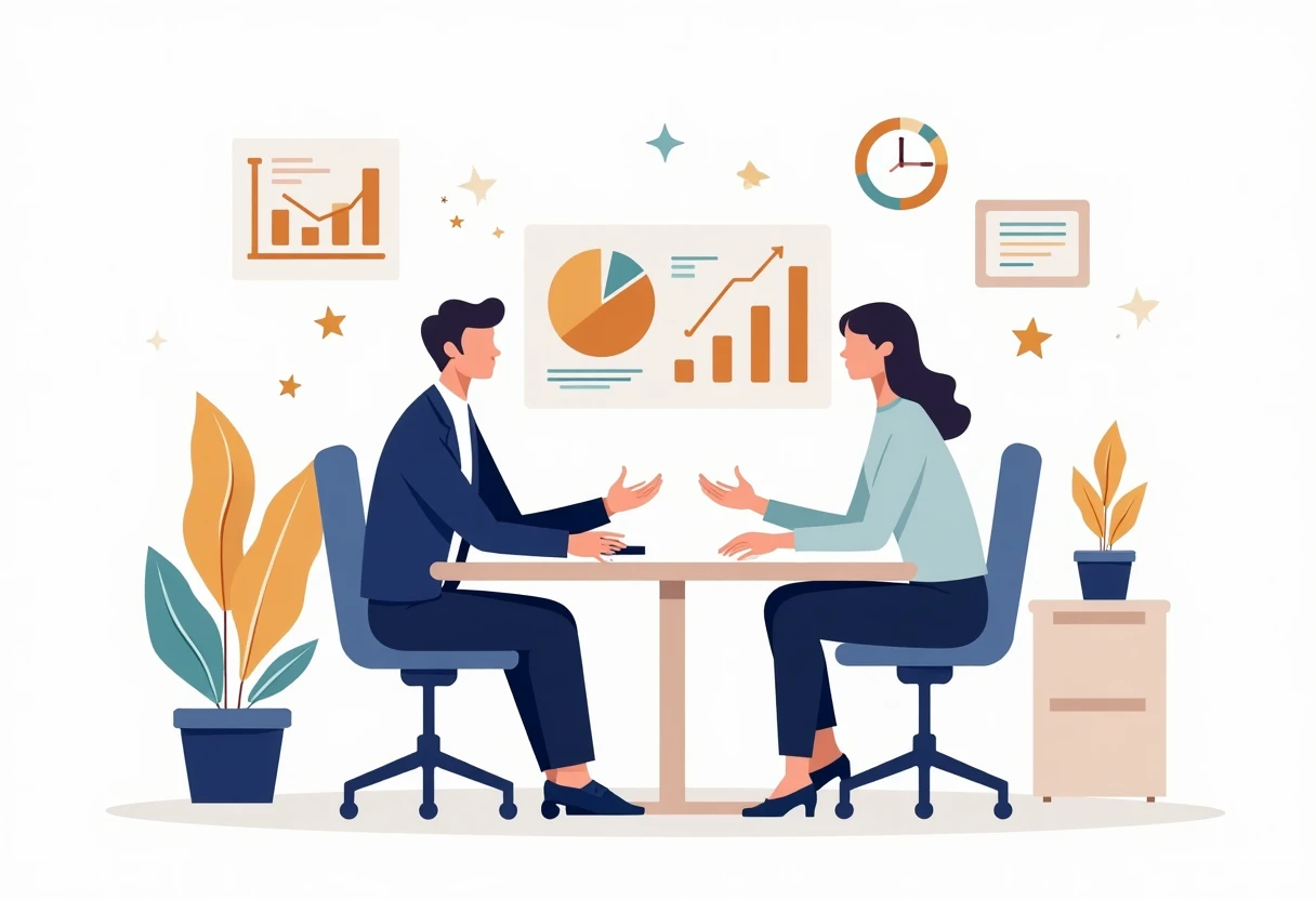 Discussion d'équipe dans un environnement professionnel