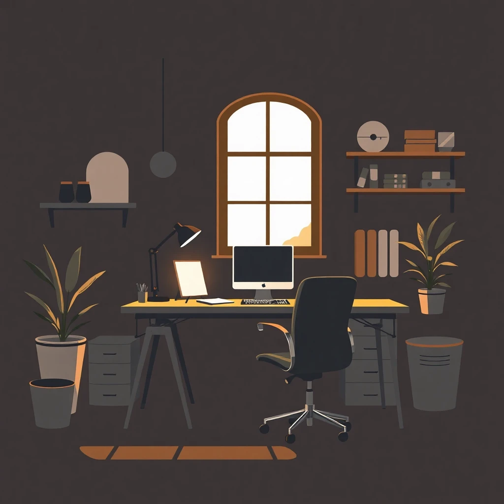 Espace de travail à domicile