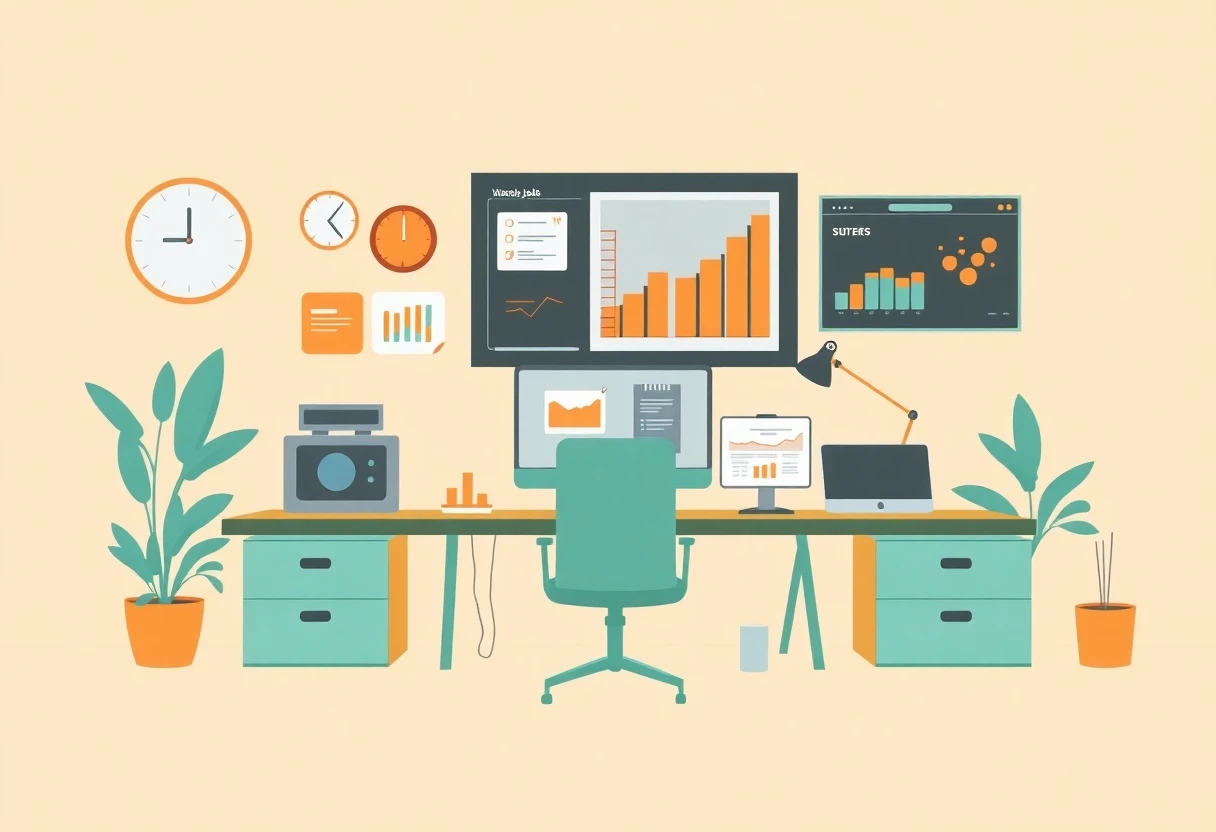 Ambiance de travail professionnelle